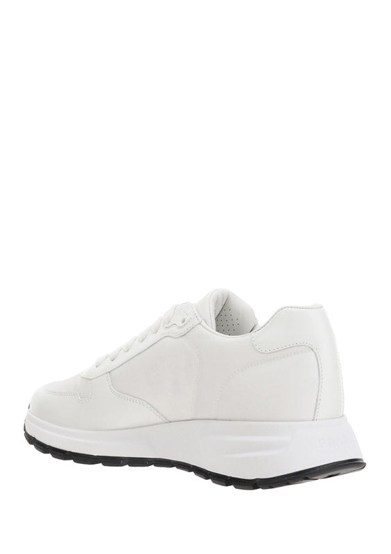 Prax 01 Sneakers in Nylon & Leather - White