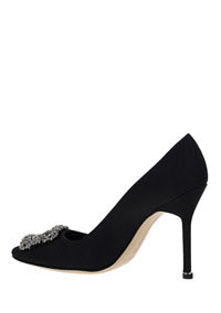 Hangisi 105 Velvet Pumps - Black