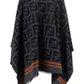 FF Logo Poncho - Black
