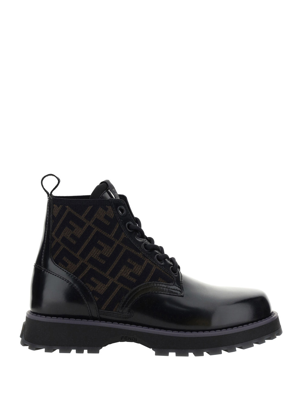 Leather Biker Boots - Black