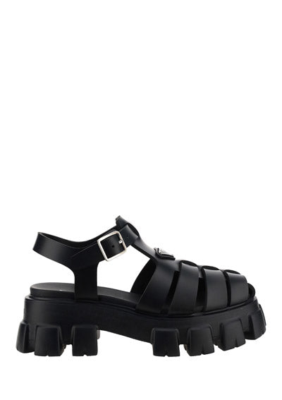Monolith Rubber Sandals - Black