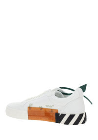 Low Vulcanized Canvas Sneakers - White