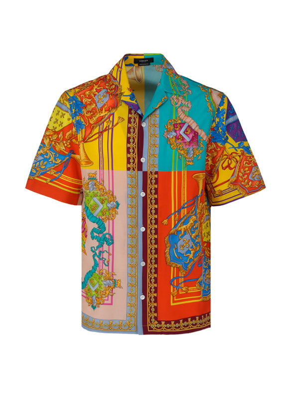 Royal Rebellion Silk Shirt - Multi