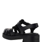 Sporty Foam Rubber Sandal - Black