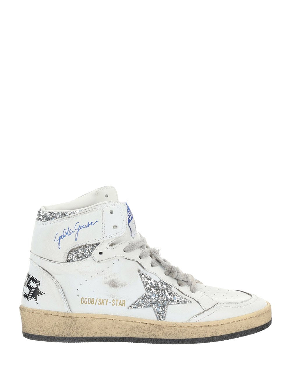 Sky Star Sneakers - White / Glitter