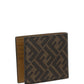 Fabric Bi-fold Wallet - Brown