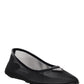 Logo Plaque & Mesh Ballerina - Black