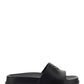 Rubber Sandals - Black.