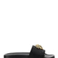 Barocco Palazzo Pool Slides - Black