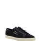 Court Classic SL/06 Embroidered Sneakers In Canvas And Smooth Leather - Black
