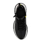 Spectre Low Runners Sneakers In Perforated Leather With Zip - Black