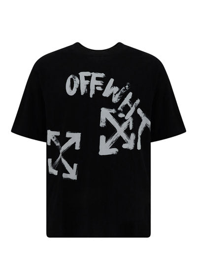 Paint Script Over Skate S/S Tee - Black
