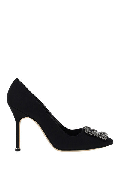 Hangisi 105 Velvet Pumps - Black
