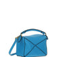 Mini Puzzle Bag in Soft Grained Calfskin - Cyan