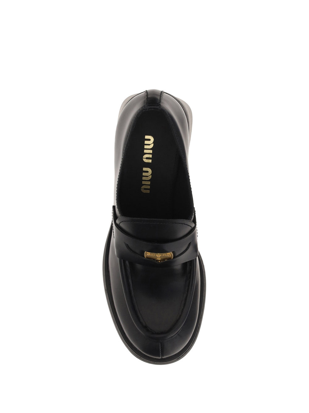 Leather Penny Loafers - Black