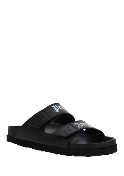 Logo Sandals - Black