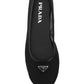 Logo Plaque & Mesh Ballerina - Black