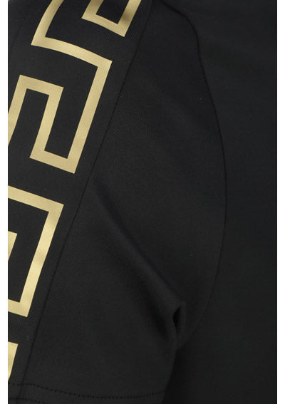 Greca Sports Shirt - Black/Gold