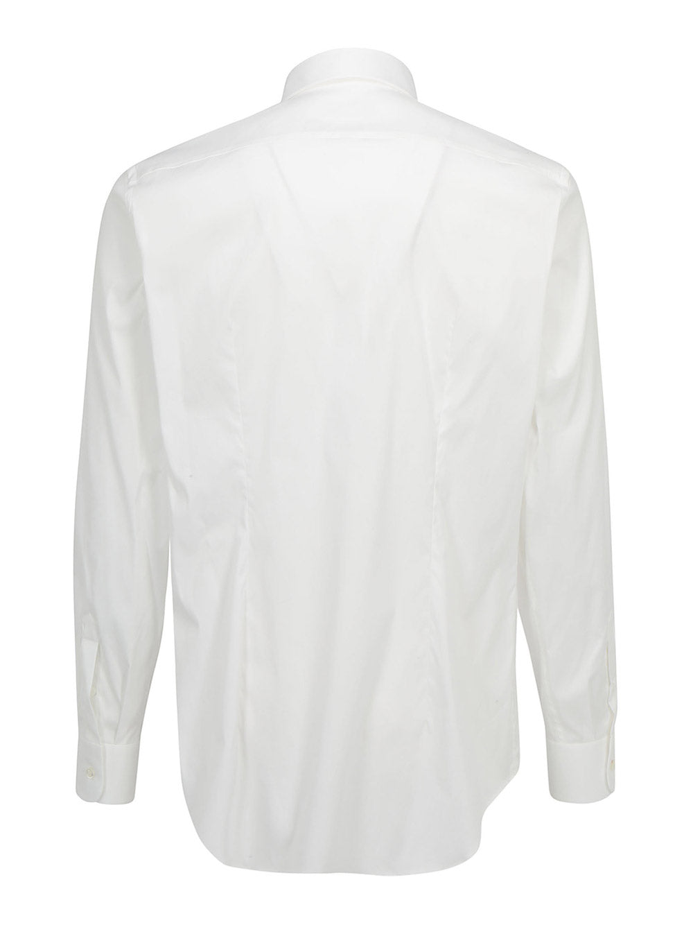 Stretch Poplin Shirt - White
