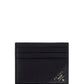 Saffiano Leather Card Holder - Black
