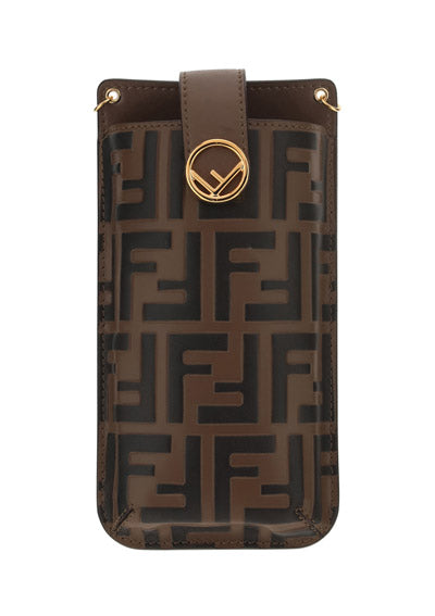 Phone Leather Pouch - Brown