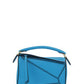 Mini Puzzle Bag in Soft Grained Calfskin - Cyan