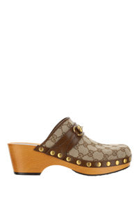 Women's GG Clog - Beige / Ebony