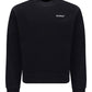 Helvetica Logo Slim Crewneck - Black