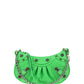 Le Cagole Mini Purse With Chain Crocodile Embossed - Green