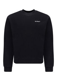 Helvetica Logo Slim Crewneck - Black