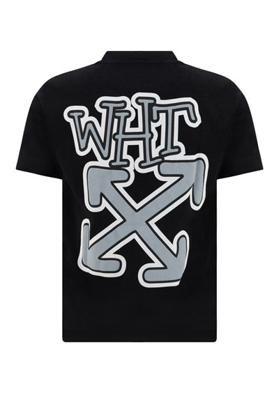 Logo Print Arrow T-Shirt - Black