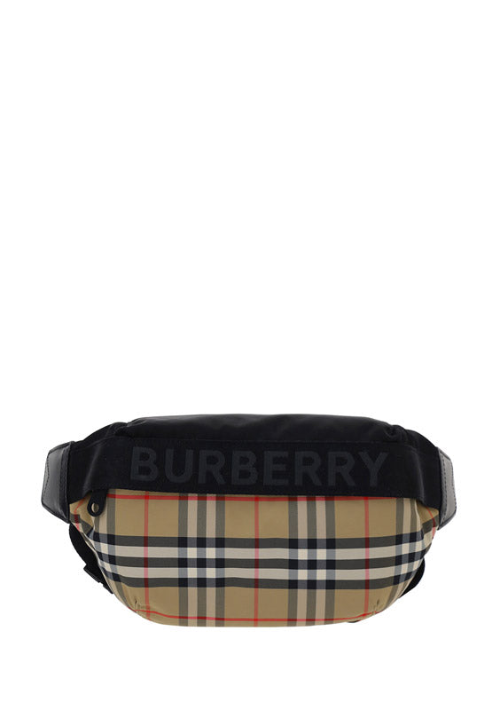 Medium Vintage Check Bum Bag - Archive Beige