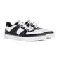 CT-04 Low Lace-up Sneaker in Calfskin - White/Black