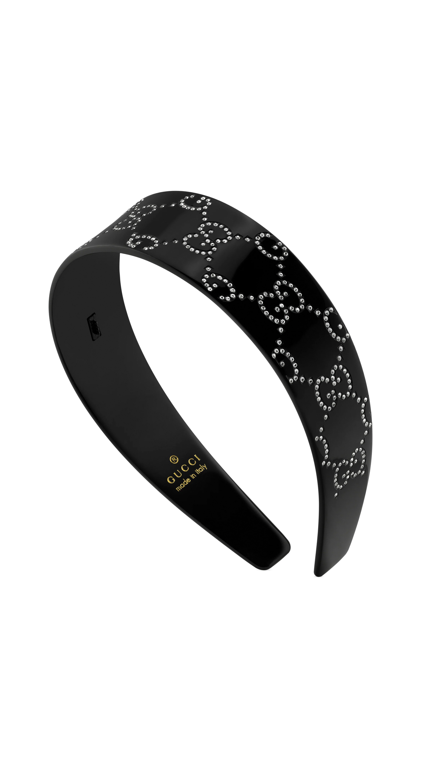 GG Crystals Hairband - Black