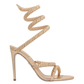 Cleo 105 Laminated Nappa Sandals - Gold