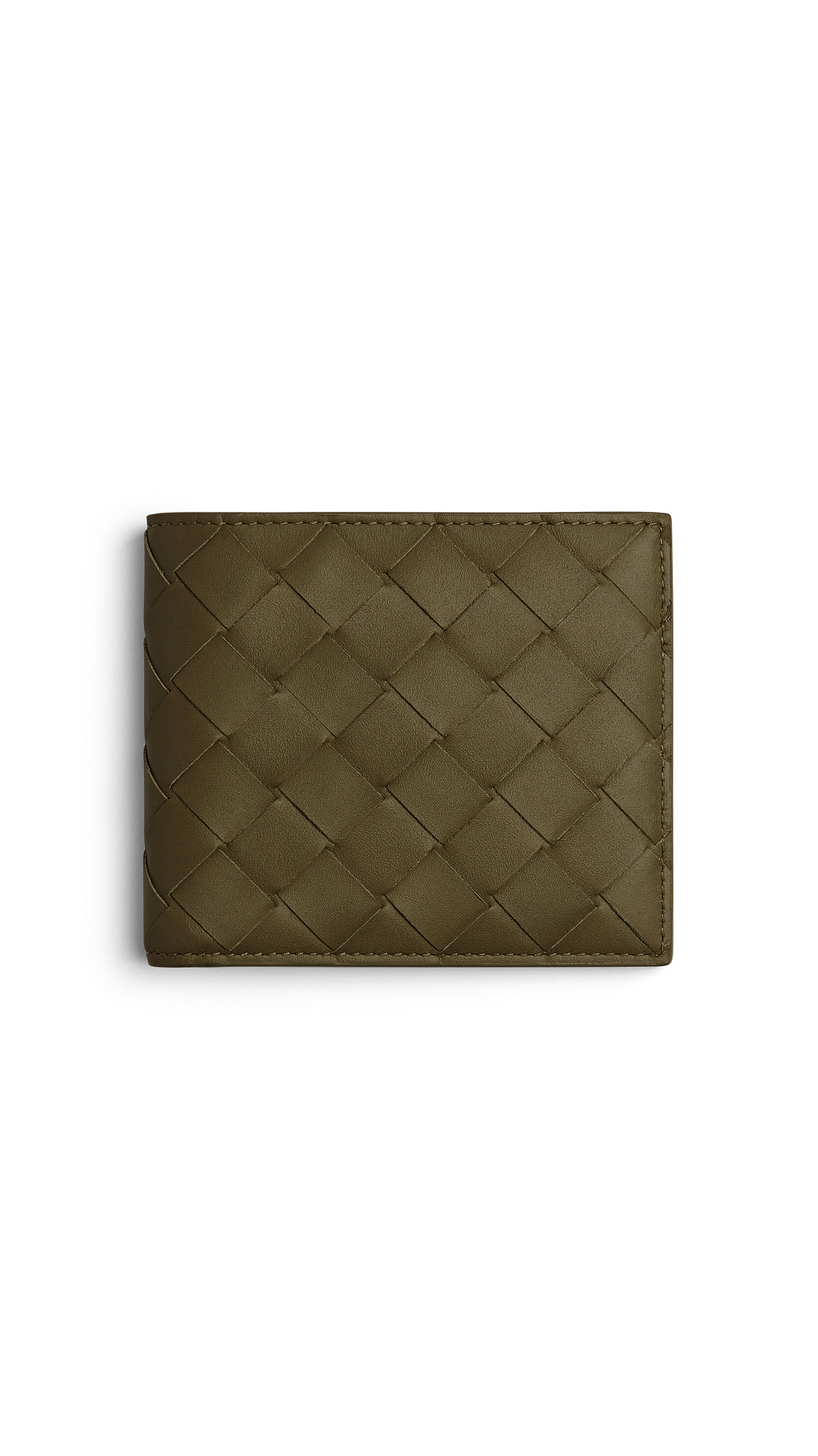 Intrecciato Bi-fold Wallet - Mud