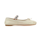 Patent Leather Ballerinas - Ivory