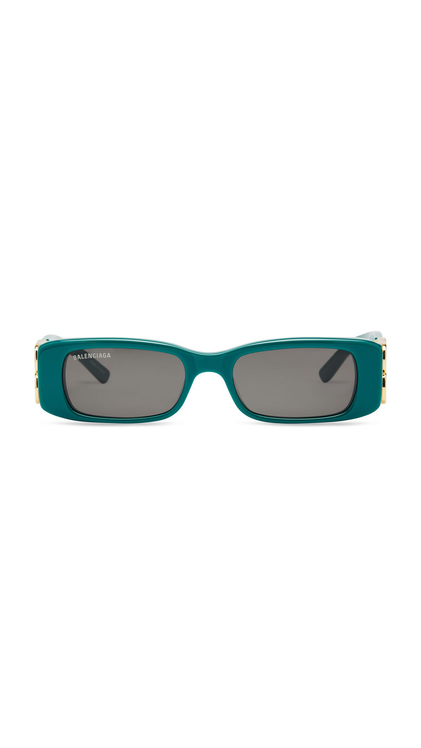 Dynasty Rectangle Sunglasses - Green