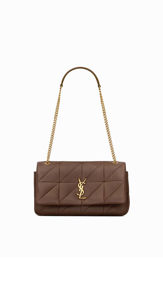 Jamie Medium in Lambskin - Dark Brown