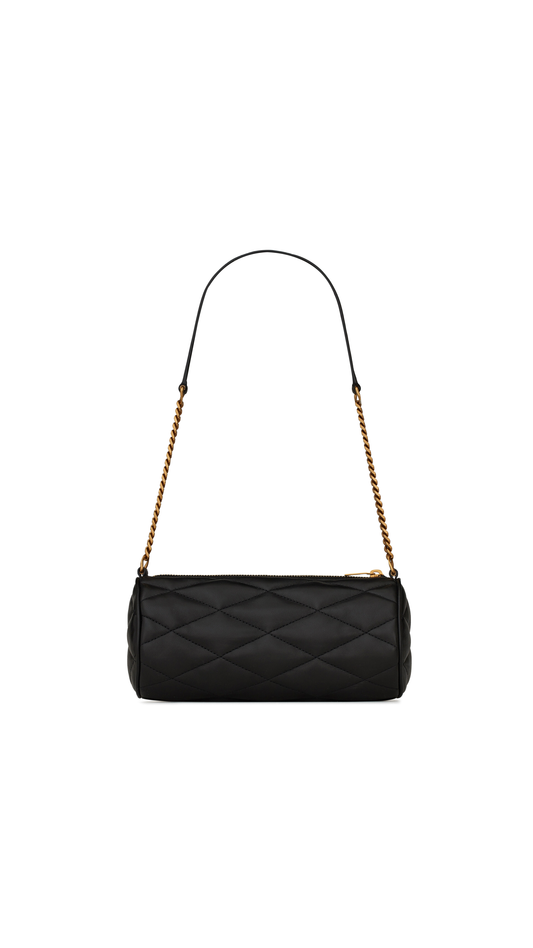 Sade Mini Tube Bag in Quilted Lambskin - Black