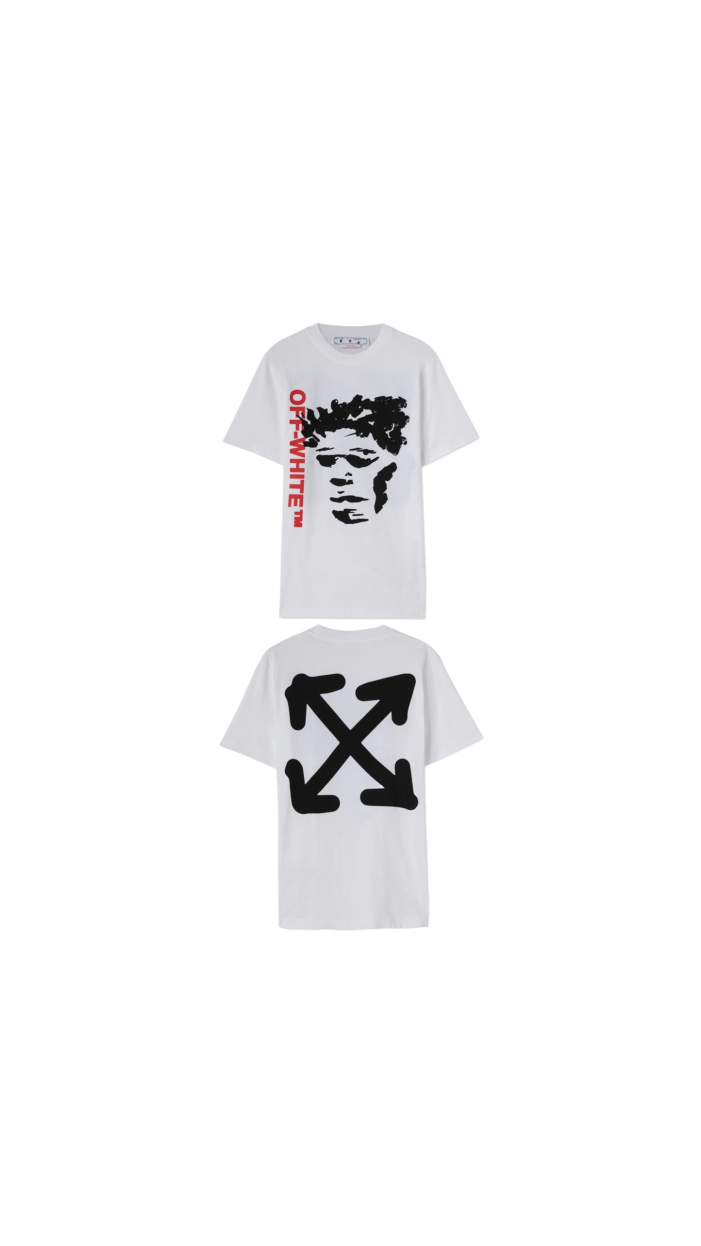 Graphic-Print Arrows T-Shirt - White
