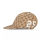 GG Conton Canvas Baseball Hat - Beige/Ebony