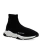 Speed Recycled Knit Sneaker - Black