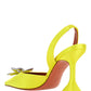 Rosie Sling Satin Pump - Yellow