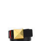 Reversible One Stud Belt In Calfskin 40MM - Black / Red