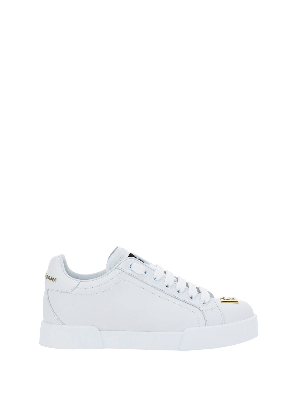 Calfskin Nappa Portofino Sneakers - White