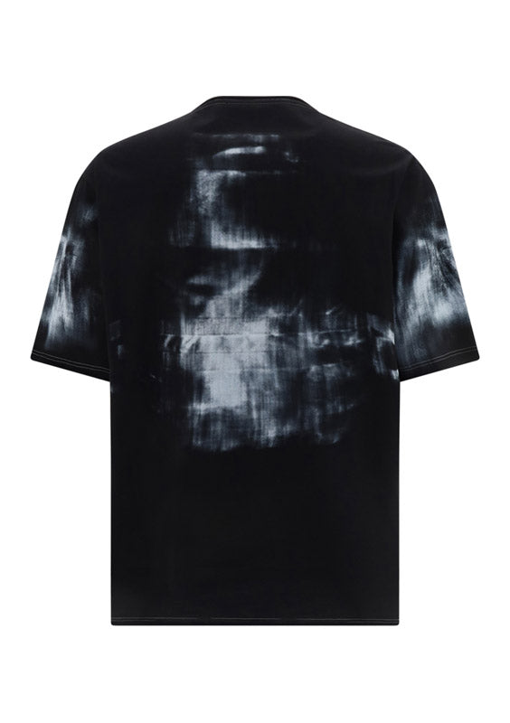 Cotton T-Shirt with Body Armour Print