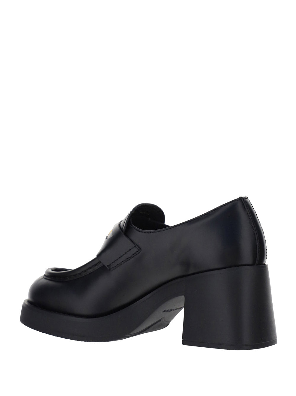 Leather Penny Loafers - Black