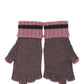 GG Cashmere Fingerless Gloves - Pink