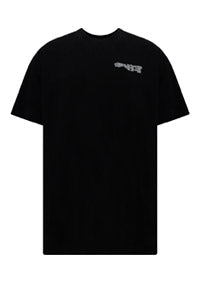 Carlos Logo Print T-Shirt - Black